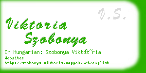 viktoria szobonya business card